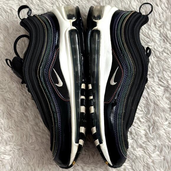Nike Shoes - Nike 7.5 Women's Air Max 97 Multi Stitching Black White Purple CK0738-001